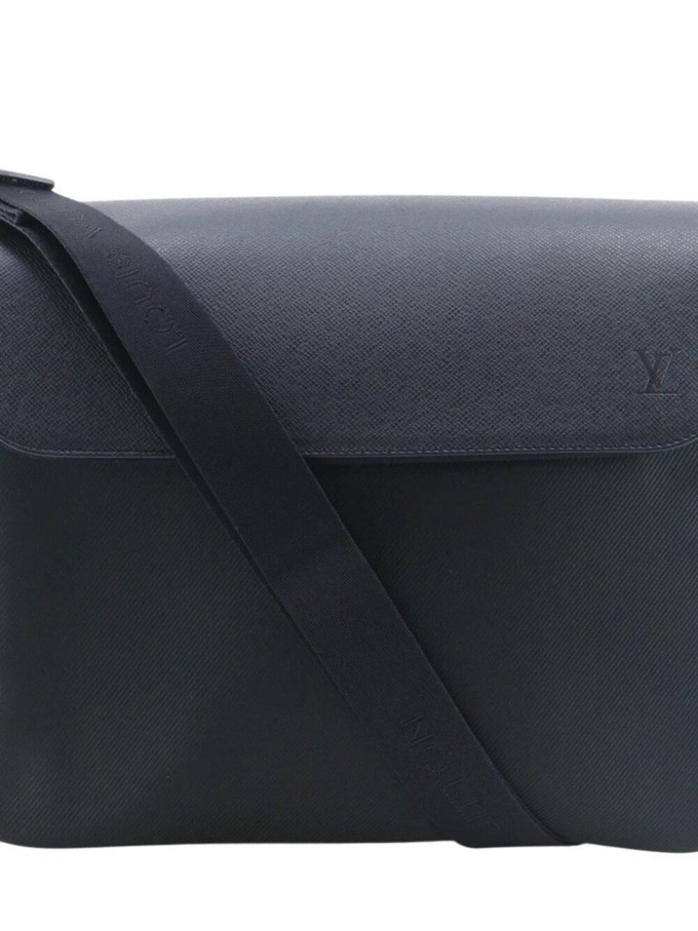LOUIS VUITTON Thai meal Shoulder Bag M30862 Aldoise black Taiga/Nylon canv...
